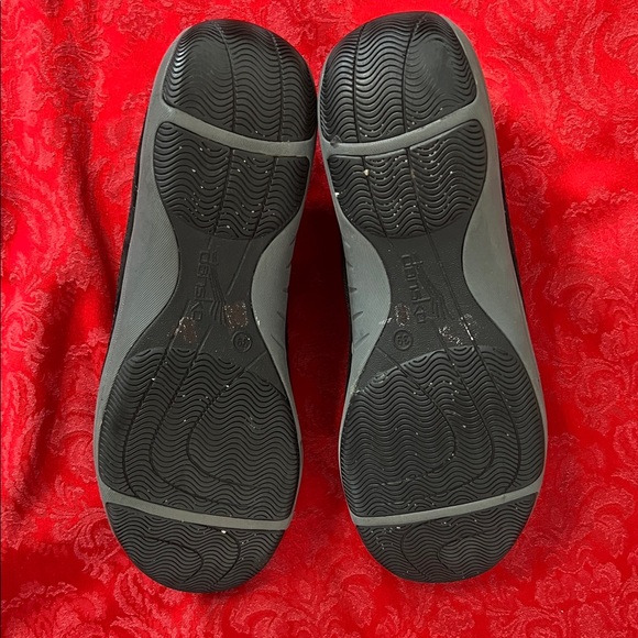 Dansko Helen Black Walking Sneakers EU 39 US 8.5-9 Suede Mesh Comfort Shoes - Picture 7 of 9